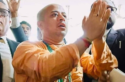Rights body urges UN, diplomatic community to press Bangladesh for Hindu priest’s release | Rights body urges UN, diplomatic community to press Bangladesh for Hindu priest’s release