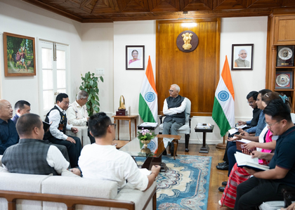 Naga body urges Manipur Guv to raise FMR, Myanmar border fencing issues with Centre | Naga body urges Manipur Guv to raise FMR, Myanmar border fencing issues with Centre