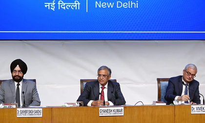 EC dismisses ‘vote theft’ charge, says poll panel stands like a rock with voters | EC dismisses ‘vote theft’ charge, says poll panel stands like a rock with voters