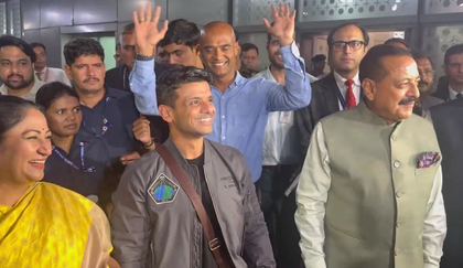 Made us proud: Delhi residents give warm welcome to Astronaut Shubhanshu Shukla | Made us proud: Delhi residents give warm welcome to Astronaut Shubhanshu Shukla