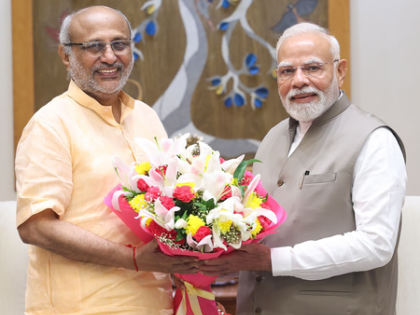 Vice President Radhakrishnan wishes long, healthy life to PM Modi on his birthday | Vice President Radhakrishnan wishes long, healthy life to PM Modi on his birthday