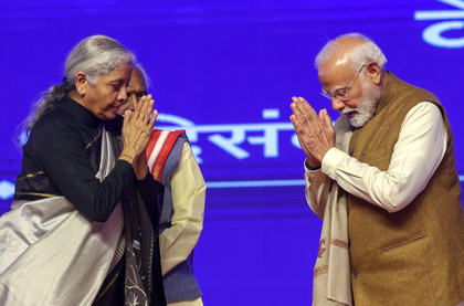 'Plays vital role to realise Viksit Bharat', PM Modi on Nirmala Sitharaman's birthday | 'Plays vital role to realise Viksit Bharat', PM Modi on Nirmala Sitharaman's birthday 'Plays vital role to realise Viksit Bharat', PM Modi on Nirmala Sitharaman's birthday | 'Plays vital role to realise Viksit Bharat', PM Modi on Nirmala Sitharaman's birthday