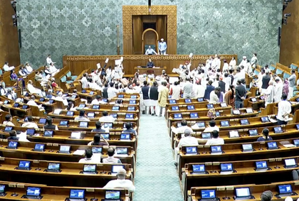Oppn ruckus continues in LS; Speaker says ask questions with the same intensity | Oppn ruckus continues in LS; Speaker says ask questions with the same intensity