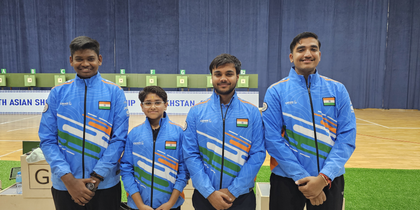 Asian Shooting C'ships: Girish Gupta's gold helps India end opening day at Shymkent with two gold, three silver | Asian Shooting C'ships: Girish Gupta's gold helps India end opening day at Shymkent with two gold, three silver Asian Shooting C'ships: Girish Gupta's gold helps India end opening day at Shymkent with two gold, three silver | Asian Shooting C'ships: Girish Gupta's gold helps India end opening day at Shymkent with two gold, three silver