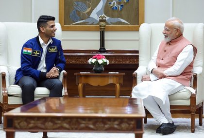'India is proud of your feat', says PM Modi to IAF Group Captain Shubhanshu Shukla | 'India is proud of your feat', says PM Modi to IAF Group Captain Shubhanshu Shukla