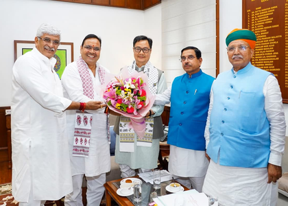 Rajasthan CM meets LS Speaker and union ministers; discusses projects and welfare schemes | Rajasthan CM meets LS Speaker and union ministers; discusses projects and welfare schemes Rajasthan CM meets LS Speaker and union ministers; discusses projects and welfare schemes | Rajasthan CM meets LS Speaker and union ministers; discusses projects and welfare schemes