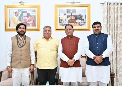 Chhattisgarh: Three new ministers inducted into Vishnu Deo Sai cabinet | Chhattisgarh: Three new ministers inducted into Vishnu Deo Sai cabinet