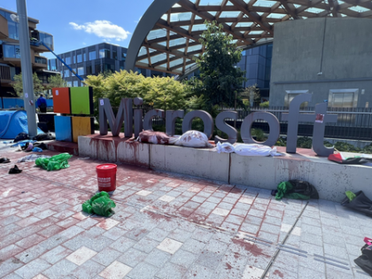 18 arrested during anti-Israel protest at Microsoft campus in US' Redmond | 18 arrested during anti-Israel protest at Microsoft campus in US' Redmond