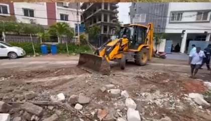 HYDRAA removes encroachments to protect Rs 400 crore government land | HYDRAA removes encroachments to protect Rs 400 crore government land