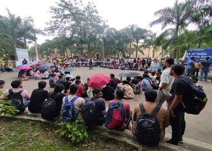 Attack on BIT Mesra girl student in Ranchi sparks massive campus protest | Attack on BIT Mesra girl student in Ranchi sparks massive campus protest