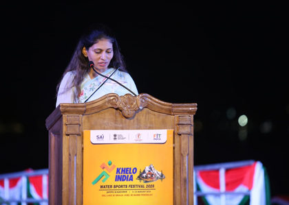Sports minister Dr Mandaviya declares open Khelo India Water Sports Festival 2025 | Sports minister Dr Mandaviya declares open Khelo India Water Sports Festival 2025