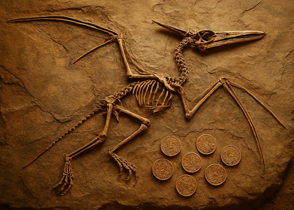 Rajasthan: ‘Flying dinosaur’ fossil discovered in Jaisalmer | Rajasthan: ‘Flying dinosaur’ fossil discovered in Jaisalmer