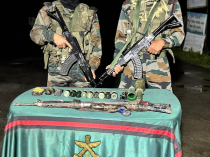 Assam Rifles recovers large cache of arms and ammunition in Mizoram | Assam Rifles recovers large cache of arms and ammunition in Mizoram