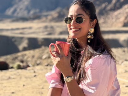 Yami Gautam enjoys a cup of “chai” in Leh with her father | Yami Gautam enjoys a cup of “chai” in Leh with her father