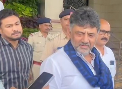 I am born Congressman, no question of joining BJP: Dy CM Shivakumar on singing RSS anthem | I am born Congressman, no question of joining BJP: Dy CM Shivakumar on singing RSS anthem I am born Congressman, no question of joining BJP: Dy CM Shivakumar on singing RSS anthem | I am born Congressman, no question of joining BJP: Dy CM Shivakumar on singing RSS anthem