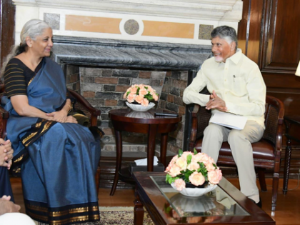Andhra Pradesh CM meets FM Sitharaman, seeks additional funds under SACSI | Andhra Pradesh CM meets FM Sitharaman, seeks additional funds under SACSI Andhra Pradesh CM meets FM Sitharaman, seeks additional funds under SACSI | Andhra Pradesh CM meets FM Sitharaman, seeks additional funds under SACSI