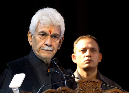 Narrative pushed by terror group TRF on social media is serious: J&K L-G | Narrative pushed by terror group TRF on social media is serious: J&K L-G