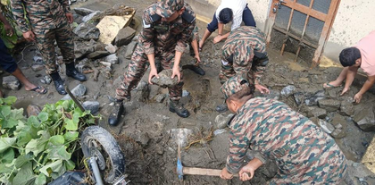 Indian Army joins rescue ops following cloudburst in U'khand's Chamoli | Indian Army joins rescue ops following cloudburst in U'khand's Chamoli Indian Army joins rescue ops following cloudburst in U'khand's Chamoli | Indian Army joins rescue ops following cloudburst in U'khand's Chamoli