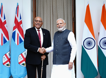 PM Modi holds delegation-level talks with Fijian PM Rabuka at Hyderabad House | PM Modi holds delegation-level talks with Fijian PM Rabuka at Hyderabad House PM Modi holds delegation-level talks with Fijian PM Rabuka at Hyderabad House | PM Modi holds delegation-level talks with Fijian PM Rabuka at Hyderabad House