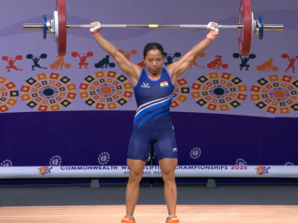 Mirabai Chanu wins gold at Commonwealth Weightlifting C'ships | Mirabai Chanu wins gold at Commonwealth Weightlifting C'ships Mirabai Chanu wins gold at Commonwealth Weightlifting C'ships | Mirabai Chanu wins gold at Commonwealth Weightlifting C'ships