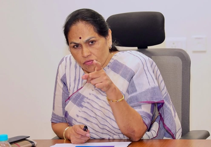 Union Minister's call to Booker Prize winner to 'skip' Dussehra inauguration event sparks fresh row | Union Minister's call to Booker Prize winner to 'skip' Dussehra inauguration event sparks fresh row Union Minister's call to Booker Prize winner to 'skip' Dussehra inauguration event sparks fresh row | Union Minister's call to Booker Prize winner to 'skip' Dussehra inauguration event sparks fresh row