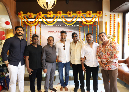Prabhu Deva, Vadivelu's film goes on floors with pooja in Dubai | Prabhu Deva, Vadivelu's film goes on floors with pooja in Dubai Prabhu Deva, Vadivelu's film goes on floors with pooja in Dubai | Prabhu Deva, Vadivelu's film goes on floors with pooja in Dubai