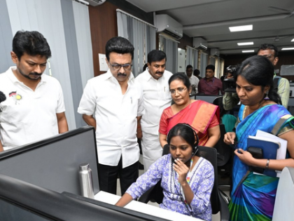 Stalin inspects CM’s helpline in Chennai, directs speedy redressal of public grievances | Stalin inspects CM’s helpline in Chennai, directs speedy redressal of public grievances