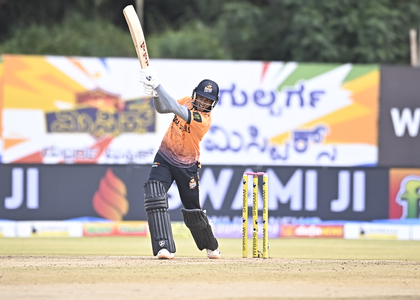 Maharaja Trophy: Shrijith, Manohar fire Hubli Tigers to big win over Shivamogga Lions | Maharaja Trophy: Shrijith, Manohar fire Hubli Tigers to big win over Shivamogga Lions