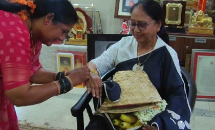 Amid row, K'taka govt extends traditional invite to Banu Mushtaq for Dussehra inauguration | Amid row, K'taka govt extends traditional invite to Banu Mushtaq for Dussehra inauguration