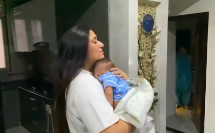 YHM’s Shireen Mirza gets emotional for leaving her 2-month-baby at home to fulfill professional commitment | YHM’s Shireen Mirza gets emotional for leaving her 2-month-baby at home to fulfill professional commitment