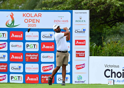 Kolar Open 2025: Honey Baisoya sets the mark at four-under on opening day | Kolar Open 2025: Honey Baisoya sets the mark at four-under on opening day