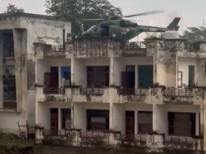 Indian Army Aviation rescues CRPF personnel from flood-hit building in Punjab | Indian Army Aviation rescues CRPF personnel from flood-hit building in Punjab Indian Army Aviation rescues CRPF personnel from flood-hit building in Punjab | Indian Army Aviation rescues CRPF personnel from flood-hit building in Punjab
