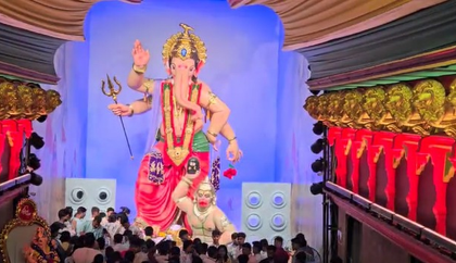 Mumbai: Lalbaug Sarvajanik Utsav Mandal draws inspiration from Rameswaram mythology for Ganesh Chaturthi idol, pandal | Mumbai: Lalbaug Sarvajanik Utsav Mandal draws inspiration from Rameswaram mythology for Ganesh Chaturthi idol, pandal Mumbai: Lalbaug Sarvajanik Utsav Mandal draws inspiration from Rameswaram mythology for Ganesh Chaturthi idol, pandal | Mumbai: Lalbaug Sarvajanik Utsav Mandal draws inspiration from Rameswaram mythology for Ganesh Chaturthi idol, pandal