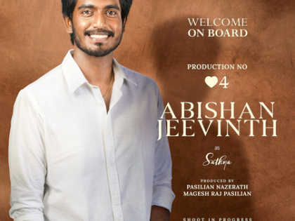 Tourist Family director Abishan Jeevinth turns hero; to play lead in film produced by Soundarya Rajinikanth | Tourist Family director Abishan Jeevinth turns hero; to play lead in film produced by Soundarya Rajinikanth Tourist Family director Abishan Jeevinth turns hero; to play lead in film produced by Soundarya Rajinikanth | Tourist Family director Abishan Jeevinth turns hero; to play lead in film produced by Soundarya Rajinikanth