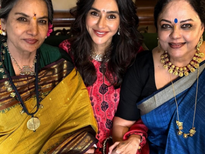 Shabana Azmi shares a beautiful picture with two 'Marathi Mulgis' Shibani and Tanvi | Shabana Azmi shares a beautiful picture with two 'Marathi Mulgis' Shibani and Tanvi Shabana Azmi shares a beautiful picture with two 'Marathi Mulgis' Shibani and Tanvi | Shabana Azmi shares a beautiful picture with two 'Marathi Mulgis' Shibani and Tanvi