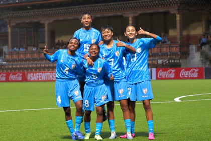 Five-star performance against Bhutan inches India closer to SAFF U17 Women’s crown | Five-star performance against Bhutan inches India closer to SAFF U17 Women’s crown Five-star performance against Bhutan inches India closer to SAFF U17 Women’s crown | Five-star performance against Bhutan inches India closer to SAFF U17 Women’s crown