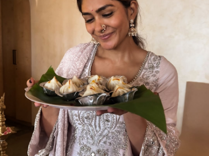 Mrunal Thakur: Bappa’s home, nothing feels more special than this | Mrunal Thakur: Bappa’s home, nothing feels more special than this Mrunal Thakur: Bappa’s home, nothing feels more special than this | Mrunal Thakur: Bappa’s home, nothing feels more special than this