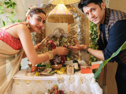 Surbhi Chandna welcomes Gannu Bappa with soulful aartis & delicious bhog | Surbhi Chandna welcomes Gannu Bappa with soulful aartis & delicious bhog Surbhi Chandna welcomes Gannu Bappa with soulful aartis & delicious bhog | Surbhi Chandna welcomes Gannu Bappa with soulful aartis & delicious bhog