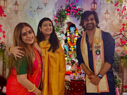 Juhi Parmar visits old buddies to seek Bappa's blessing: 'Missed having you this year' | Juhi Parmar visits old buddies to seek Bappa's blessing: 'Missed having you this year' Juhi Parmar visits old buddies to seek Bappa's blessing: 'Missed having you this year' | Juhi Parmar visits old buddies to seek Bappa's blessing: 'Missed having you this year'