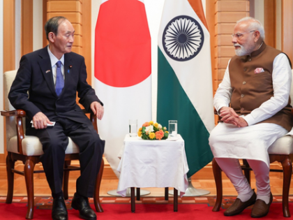 PM Modi, former Japanese counterpart Suga discuss expanding bilateral ties | PM Modi, former Japanese counterpart Suga discuss expanding bilateral ties