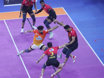 PKL Season 12: Khatri, Inamdar shine as Puneri Paltan beat Bengaluru Bulls in tie-breaker | PKL Season 12: Khatri, Inamdar shine as Puneri Paltan beat Bengaluru Bulls in tie-breaker PKL Season 12: Khatri, Inamdar shine as Puneri Paltan beat Bengaluru Bulls in tie-breaker | PKL Season 12: Khatri, Inamdar shine as Puneri Paltan beat Bengaluru Bulls in tie-breaker