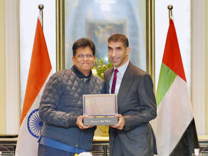 Piyush Goyal meets UAE counterpart; discusses bilateral trade, other key issues | Piyush Goyal meets UAE counterpart; discusses bilateral trade, other key issues Piyush Goyal meets UAE counterpart; discusses bilateral trade, other key issues | Piyush Goyal meets UAE counterpart; discusses bilateral trade, other key issues