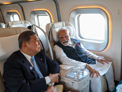 PM Modi reaches Sendai; travels with Japanese PM Ishiba on iconic Shinkansen | PM Modi reaches Sendai; travels with Japanese PM Ishiba on iconic Shinkansen PM Modi reaches Sendai; travels with Japanese PM Ishiba on iconic Shinkansen | PM Modi reaches Sendai; travels with Japanese PM Ishiba on iconic Shinkansen