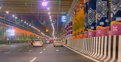 Dwarka tunnel transforms daily commute into India’s largest drive-through art gallery | Dwarka tunnel transforms daily commute into India’s largest drive-through art gallery Dwarka tunnel transforms daily commute into India’s largest drive-through art gallery | Dwarka tunnel transforms daily commute into India’s largest drive-through art gallery