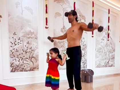 Gurmeet Choudhary has a ‘cute little’ workout partner | Gurmeet Choudhary has a ‘cute little’ workout partner Gurmeet Choudhary has a ‘cute little’ workout partner | Gurmeet Choudhary has a ‘cute little’ workout partner
