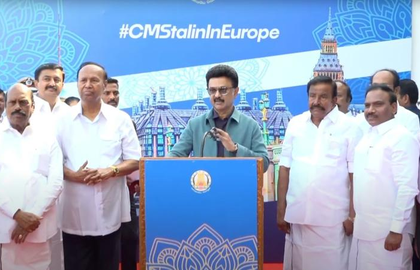 TN CM Stalin embarks on week-long UK, Germany trip to attract investments | TN CM Stalin embarks on week-long UK, Germany trip to attract investments TN CM Stalin embarks on week-long UK, Germany trip to attract investments | TN CM Stalin embarks on week-long UK, Germany trip to attract investments