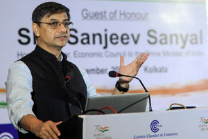 Robust Q1 GDP makes India fastest-growing major economy in world: Sanjeev Sanyal | Robust Q1 GDP makes India fastest-growing major economy in world: Sanjeev Sanyal Robust Q1 GDP makes India fastest-growing major economy in world: Sanjeev Sanyal | Robust Q1 GDP makes India fastest-growing major economy in world: Sanjeev Sanyal