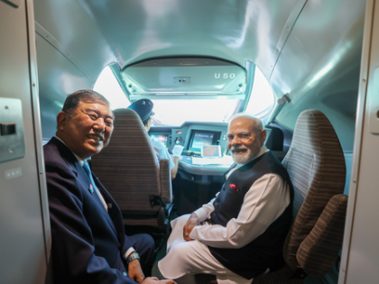 Discussed railways throughout hour-and-a-half bullet train journey with PM Modi: Ishiba | Discussed railways throughout hour-and-a-half bullet train journey with PM Modi: Ishiba