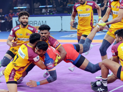 PKL Season 12: Sumit, Gagan Gowda shine as UP Yoddhas take down Telugu Titans 40-35 | PKL Season 12: Sumit, Gagan Gowda shine as UP Yoddhas take down Telugu Titans 40-35 PKL Season 12: Sumit, Gagan Gowda shine as UP Yoddhas take down Telugu Titans 40-35 | PKL Season 12: Sumit, Gagan Gowda shine as UP Yoddhas take down Telugu Titans 40-35