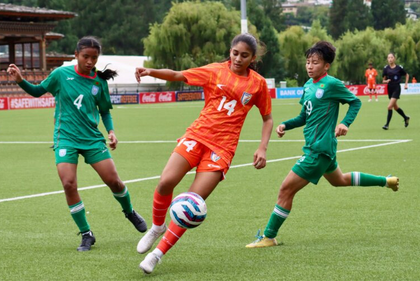 India crowned SAFF U17 Women’s champions despite defeat against Bangladesh | India crowned SAFF U17 Women’s champions despite defeat against Bangladesh India crowned SAFF U17 Women’s champions despite defeat against Bangladesh | India crowned SAFF U17 Women’s champions despite defeat against Bangladesh